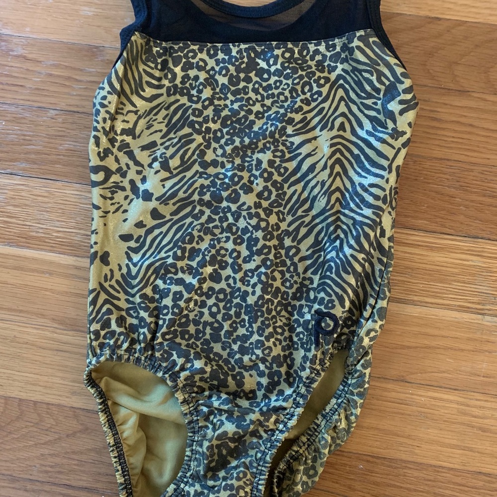 Plum leotard child medium